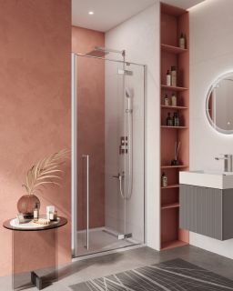 Душевая дверь CEZARES LINER-B-12-100-C-Cr-R правая хром